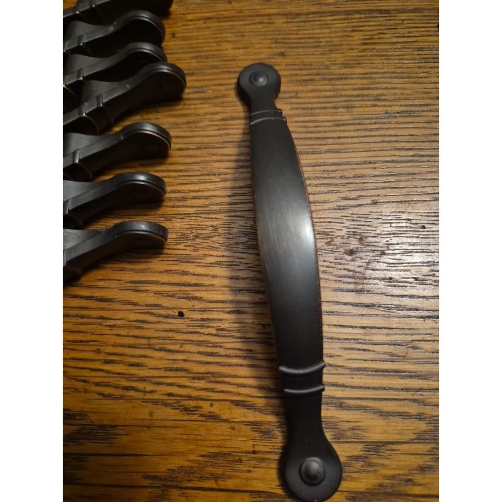 Lot No 2 of 8 Drawer Pulls Handles Brown Oil Rubbed Bronze Cabinet Hardware 3